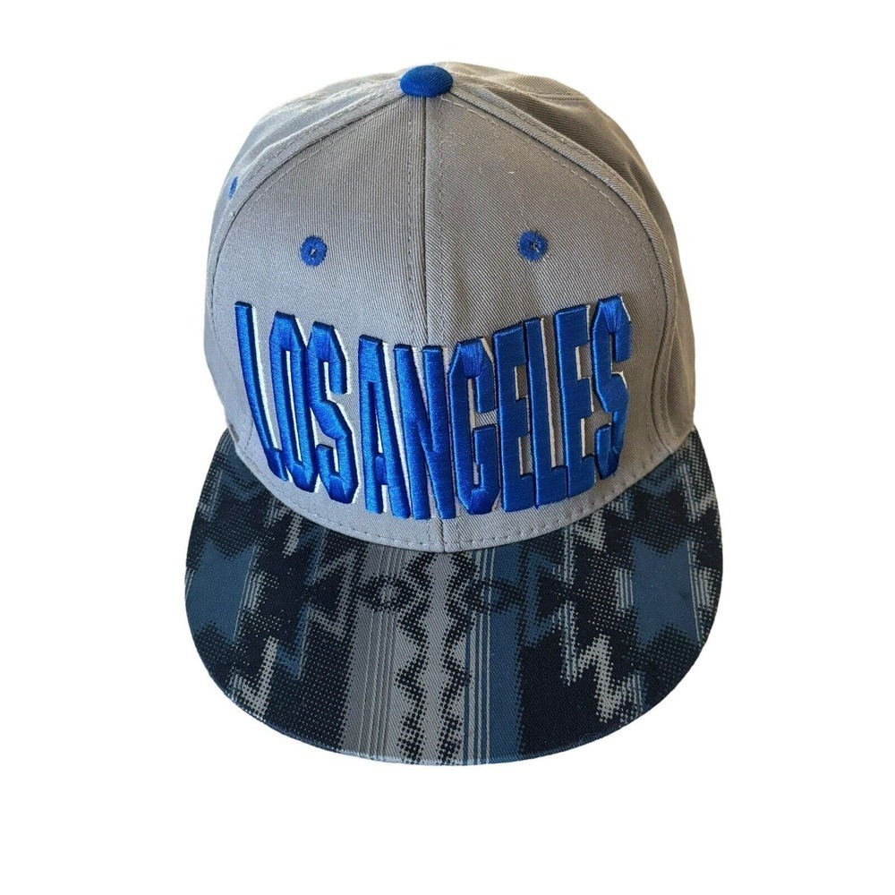 Leader Loga Los Angeles Thick Embroidered Southwest Print Flat Bill Snapback Hat